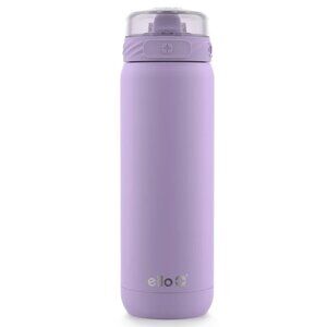 Ello Cooper Stainless Steel Water Bottle with Straw and Carry Handle, Lilac